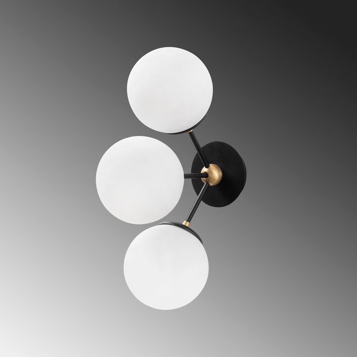 Opviq Gondol - 3021 Lámpara de pared de metal y cristal Opviq Gondol - 3021 Lámpara de pared de metal y cristal